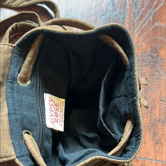 Brown Leather-Like Backpack with Classic Design - Picture 7 of 7